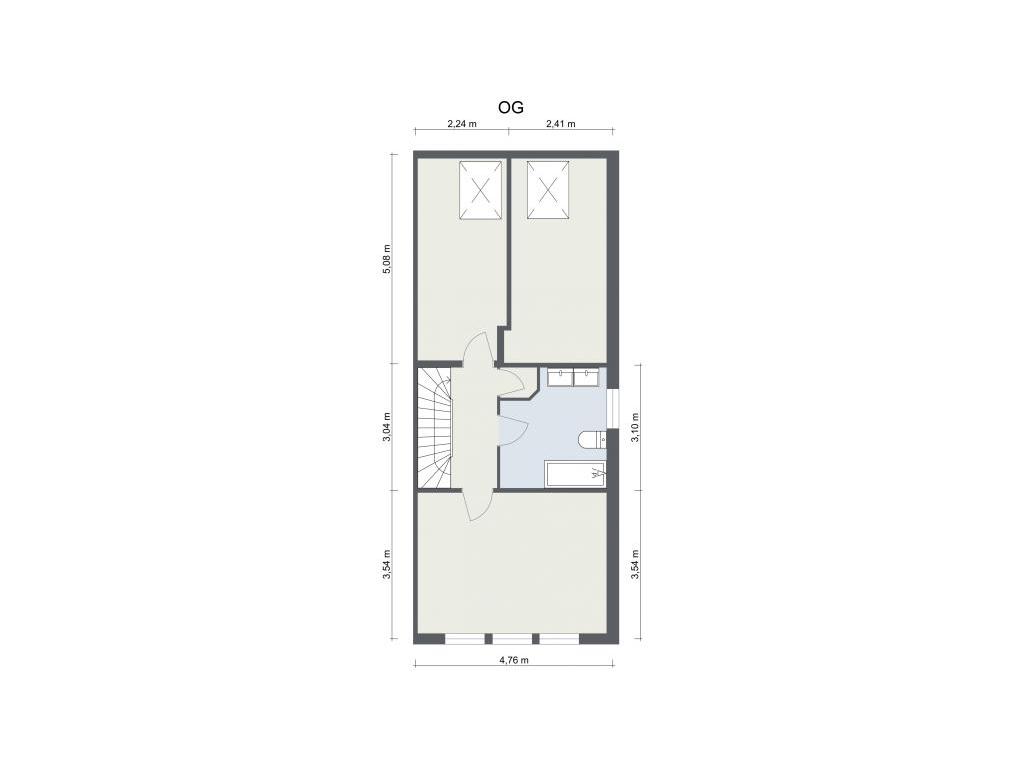 Reihenhaus: Grundriss_OG
